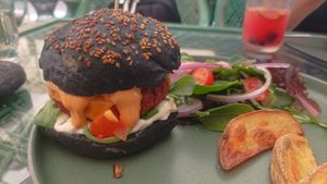 Black Burguer at Samelo Veg in Tenerife