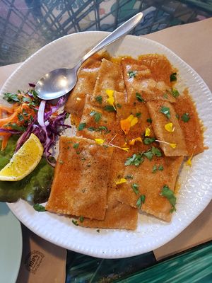 Ravioli at Samelo Veg in Tenerife