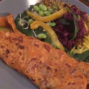 Kimchi-Tempeh pancake at Hoezo in Leiden