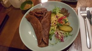Bara tempeh (vegan) at Hoezo in Leiden