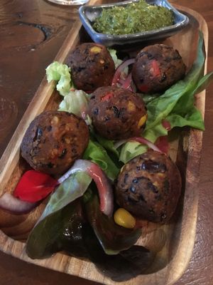 Mexican balletjies for starters at Hoezo in Leiden