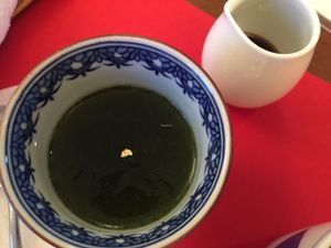 Ya-kon potato leaf agar at SinSinTei in Nagoya