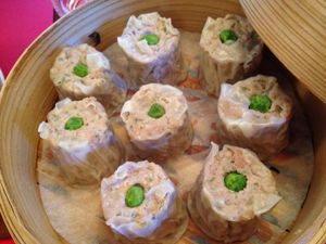 shunmai (steamed tofu and whole wheat) at SinSinTei in Nagoya