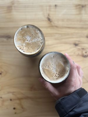 Oat milk lattee  at Modir Jord in Egilsstadir