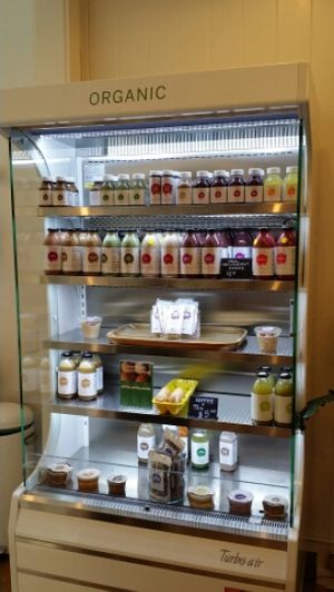 Refrigerated Showcase With Shakes And Other Goodies  at Urban Remedy in Larkspur