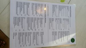 The Menu at Urban Remedy in Larkspur