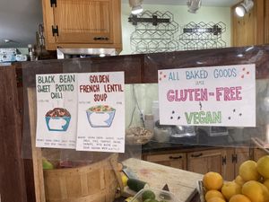 Menu at New Morning Natural Foods in Manchester Center