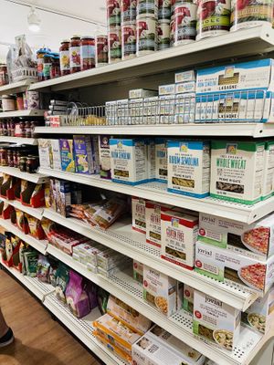 Dry goods at New Morning Natural Foods in Manchester Center