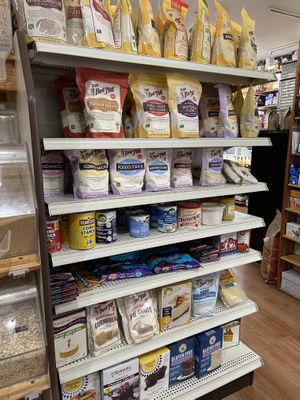 Dry goods at New Morning Natural Foods in Manchester Center