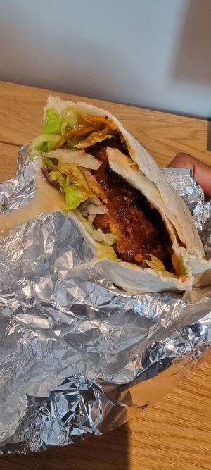 Onion Bhaji wrap 🌯 at Chai Walla in Bath