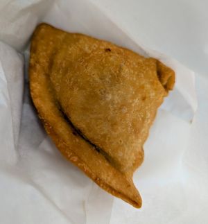 Samosa (with the wrap) at Chai Walla in Bath