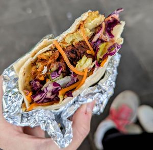 All in mixed wrap (with samosa) at Chai Walla in Bath