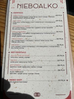 Cocktails  at Niebostan in Lodz