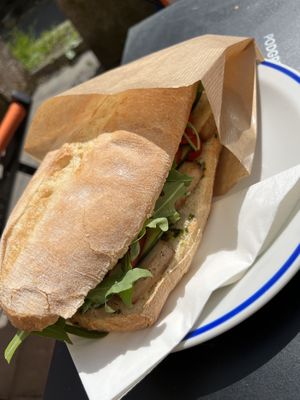 Grilled Tofu roll  at Niebostan in Lodz