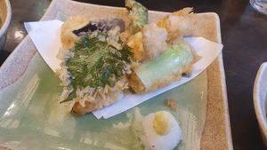 Tempura at Yabuhan in Otaru