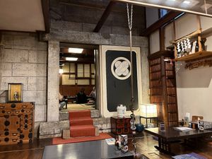 cool interior at Yabuhan in Otaru