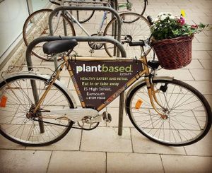 Bike at PlantBased Exmouth in Exmouth