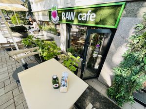Shop front   at BIOrganic Raw Cafe in Chisinau