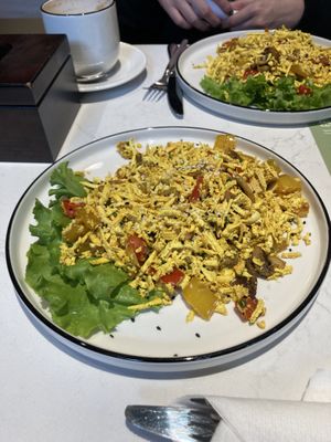 Tofu scramblee  at BIOrganic Raw Cafe in Chisinau