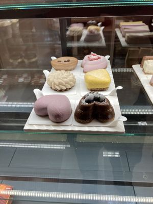 Raw desserts   at BIOrganic Raw Cafe in Chisinau