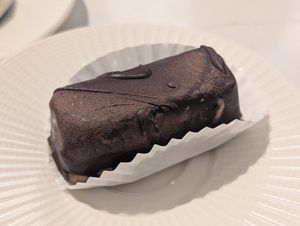 Healthy Mars bar at BIOrganic Raw Cafe in Chisinau