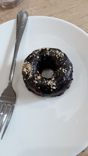Donut at BIOrganic Raw Cafe in Chisinau