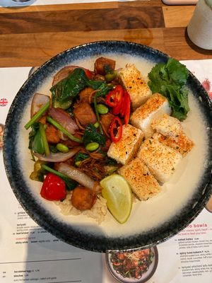 Teriyaki schichimi tofu  at Wagamama - Rembrandtplein in Amsterdam