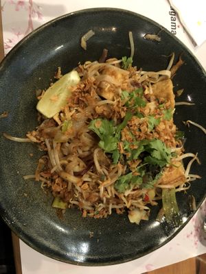 The vegan Pad Thai  at Wagamama - Rembrandtplein in Amsterdam