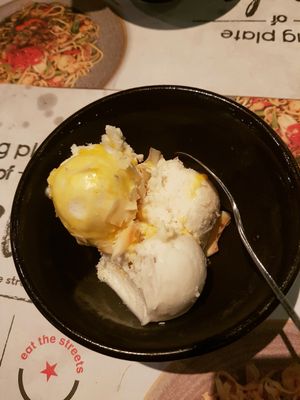 Coconut ice cream  at Wagamama - Rembrandtplein in Amsterdam