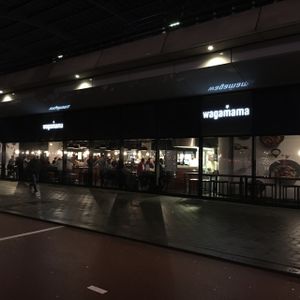 outside  at Wagamama - Central Station in Amsterdam