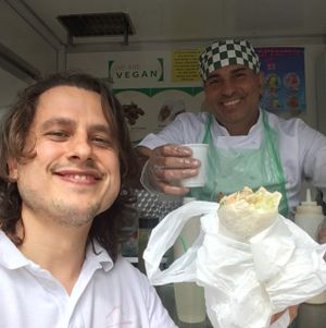 Go VEGAN  at Yaffa Falafel Box - Food Trailer in West London