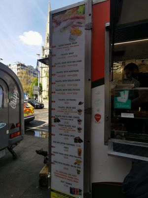 Falafel box at Yaffa Falafel Box - Food Trailer in West London