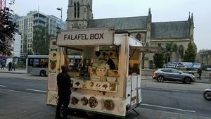 the box at Yaffa Falafel Box - Food Trailer in West London