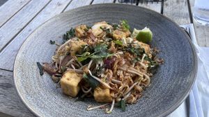 Pad thai   at Wagamama - Zuidplein in Amsterdam