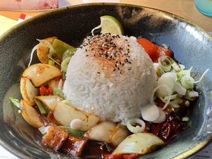 Firecracker Tofu  at Wagamama - Tivoli in Copenhagen