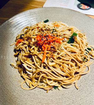 Vegan noodles at Wagamama - Tivoli in Copenhagen