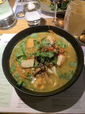 Vegan ramen  at Wagamama - Tivoli in Copenhagen