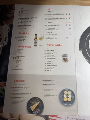 Vegan beverages  at Wagamama - Tivoli in Copenhagen