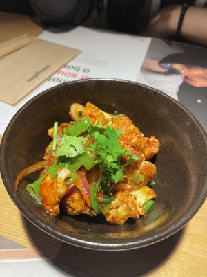 Bang bang cauliflower  at Wagamama - Tivoli in Copenhagen
