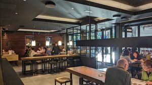 Interior at Wagamama - Tivoli in Copenhagen