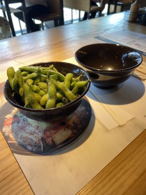 Edamame   at Wagamama - Tivoli in Copenhagen