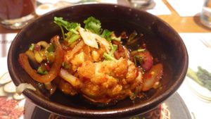 Bang bang cauliflower  at Wagamama - Tivoli in Copenhagen