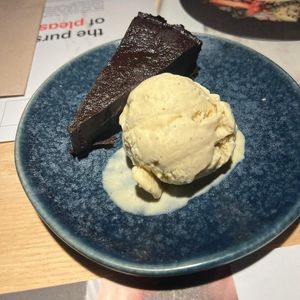 chocolate fondant at Wagamama - Tivoli in Copenhagen