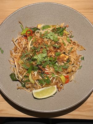 Pad Thai  at Wagamama - Tivoli in Copenhagen