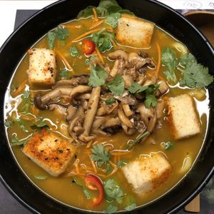 Curry kare burosu  at Wagamama - Tivoli in Copenhagen