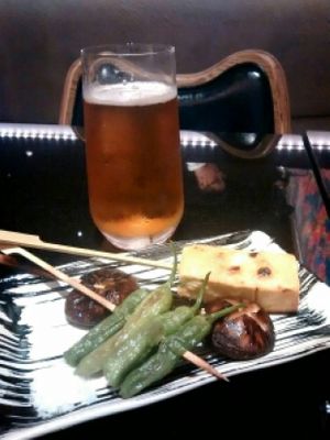 skewer beer combo for $108 at Vanimal in Hong Kong Island