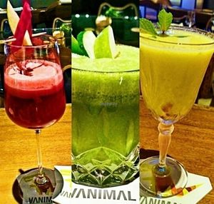 home-made fresh fruit juice  at Vanimal in Hong Kong Island