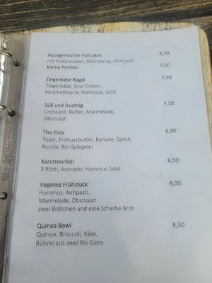 Menü at Cafe Behring in Berlin