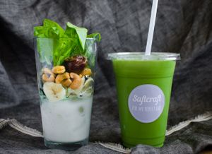 Superfood Smoothie Greentastic at Saftcraft in Frankfurt