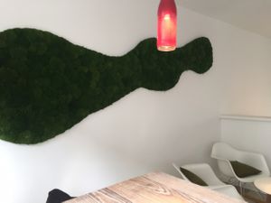 living green on the walls (: at Saftcraft in Frankfurt